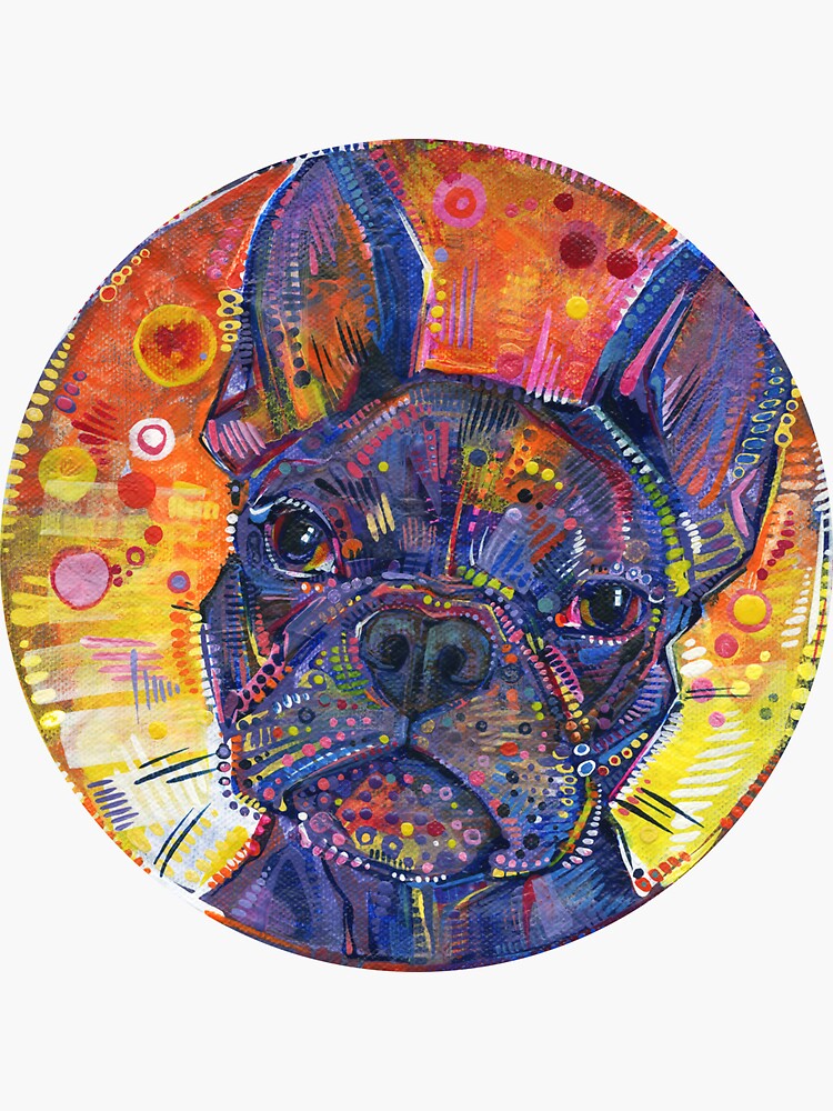 French Bulldog Painting - 2015 by gwennpaints