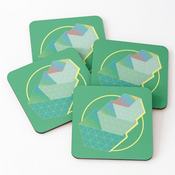 Item preview, Green Ascending Cubes designed and sold by tinspira.