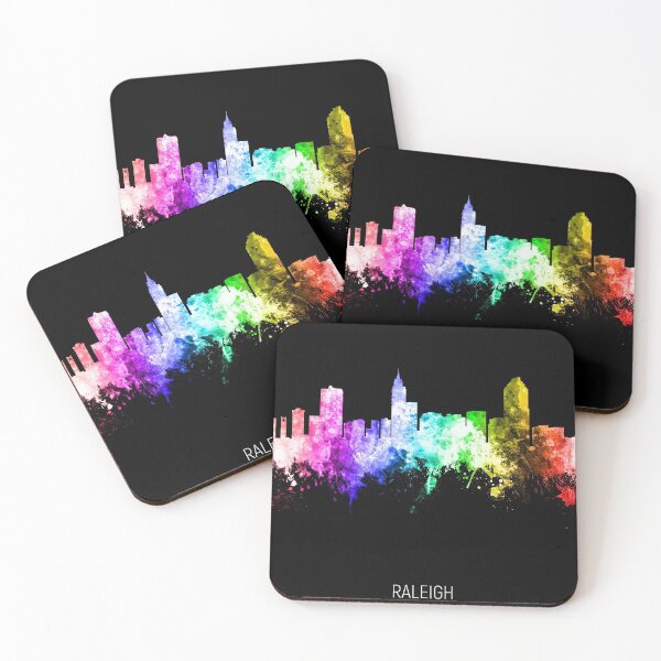 Item preview, Raleigh North Carolina Skyline designed and sold by ArtPrints.