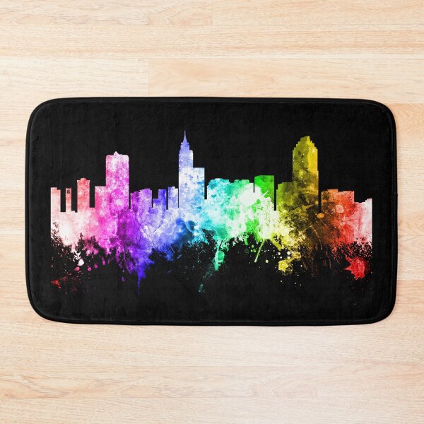Item preview, Raleigh North Carolina Skyline designed and sold by ArtPrints.