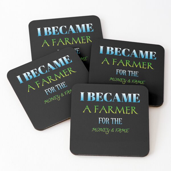 Item preview, I BECAME A FARMER FOR THE MONEY & FAME T-SHIRT designed and sold by BILIBER.