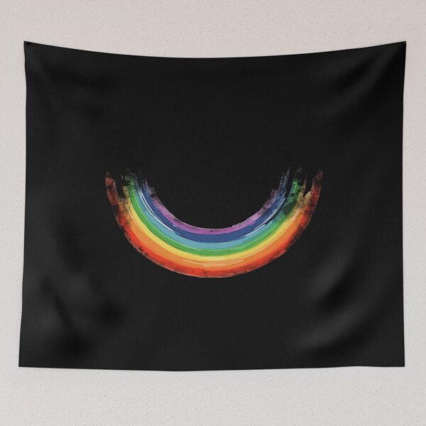 Item preview, Raimbow Smile face mask designed and sold by Collagedream.