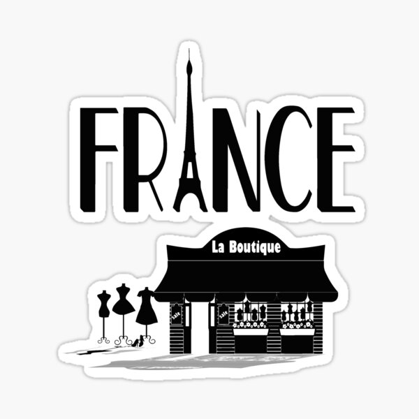 Item preview, France La Boutique Dress Shop designed and sold by smstees.