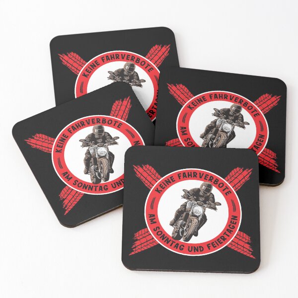 Item preview, Biker saying No motorcycle driving ban on Sunday and public holidays. Motorcyclist design designed and sold by SiRaGeckoDesign.