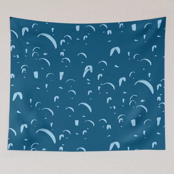 Item preview, Paragliding competition (blue) designed and sold by akluensner.