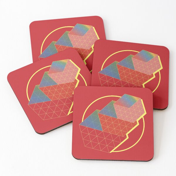 Item preview, Red Ascending Cubes designed and sold by tinspira.