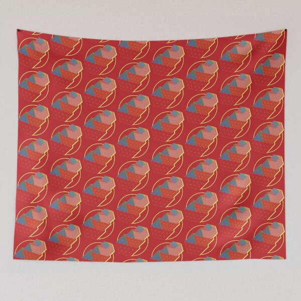 Item preview, Red Ascending Cubes designed and sold by tinspira.