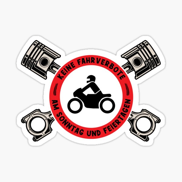 Motorcyclist Stickers for Sale