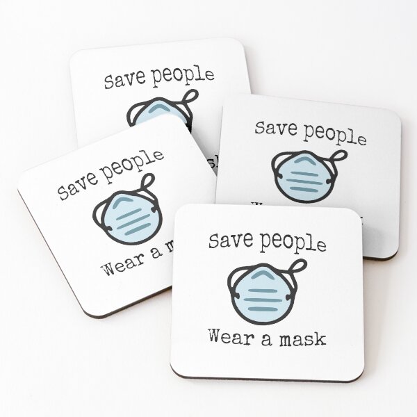Item preview, Save people, wear a mask designed and sold by Statim.