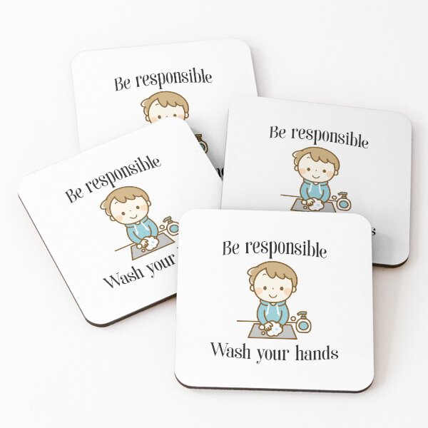 Item preview, Be responsible, wash your hands designed and sold by Statim.