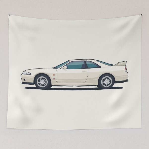 Item preview, R33 GT-R - White designed and sold by VoodooCircus.