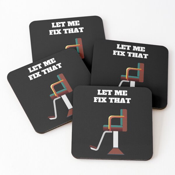 Item preview, Funny Barber Gift - Let Me Fix That designed and sold by designitfun.
