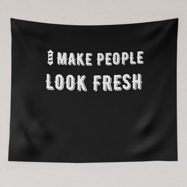 Item preview, Cool Barber Shirt - I Make People Look Fresh designed and sold by designitfun.