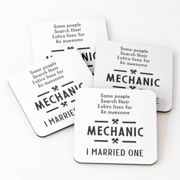 Item preview, I Married One Mechanic - mechanic Cool Job Gift designed and sold by DiogoCalheiros.