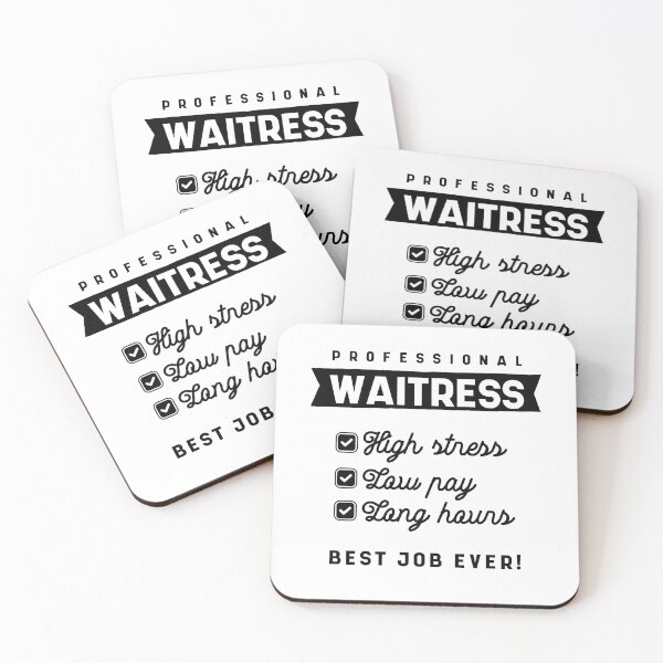 Item preview, Professional Waitress Best Job Ever - Waitress Cool Job Gift designed and sold by DiogoCalheiros.