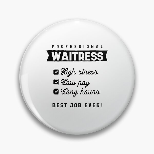 Item preview, Professional Waitress Best Job Ever - Waitress Cool Job Gift designed and sold by DiogoCalheiros.
