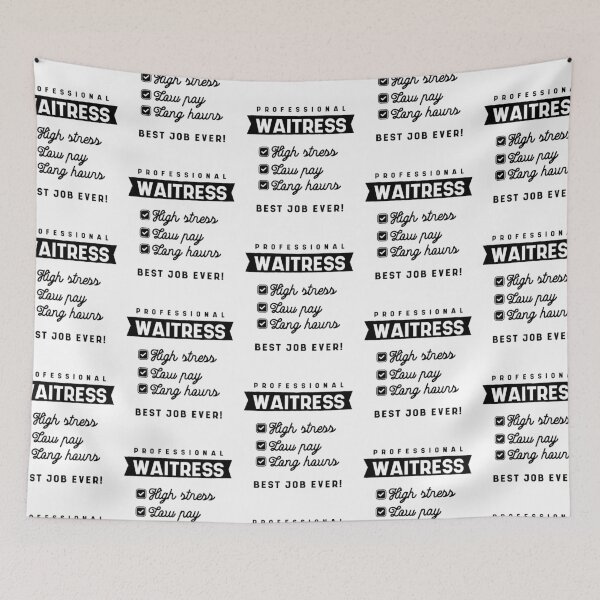 Item preview, Professional Waitress Best Job Ever - Waitress Cool Job Gift designed and sold by DiogoCalheiros.