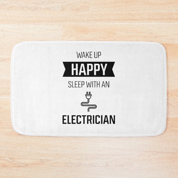 Item preview, Wake Up Happy Sleep With An Electrician - Electrician Cool Job Gift designed and sold by DiogoCalheiros.