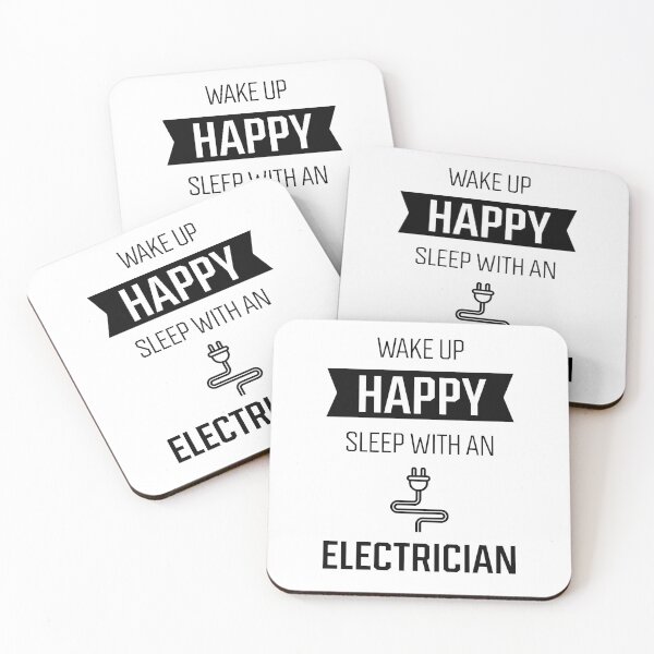 Item preview, Wake Up Happy Sleep With An Electrician - Electrician Cool Job Gift designed and sold by DiogoCalheiros.