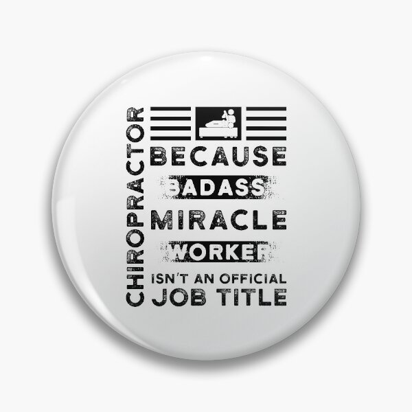 Item preview, Chiropractor Because Badass Miracle Worker - Chiropractor Cool Job Gift designed and sold by DiogoCalheiros.
