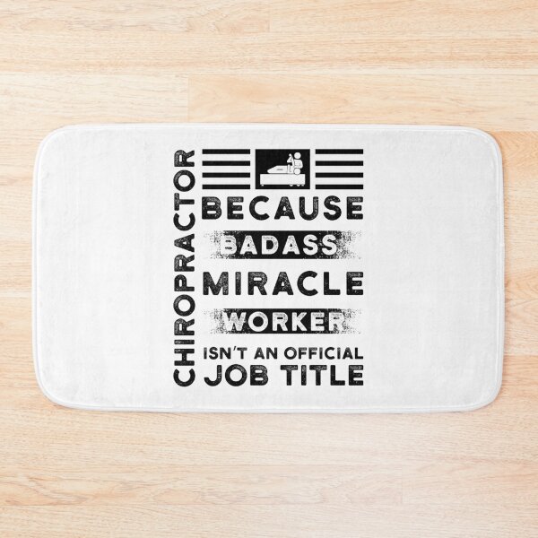 Item preview, Chiropractor Because Badass Miracle Worker - Chiropractor Cool Job Gift designed and sold by DiogoCalheiros.