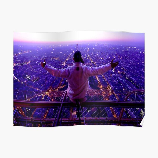 Ademo PNL Tour Eiffel Poster