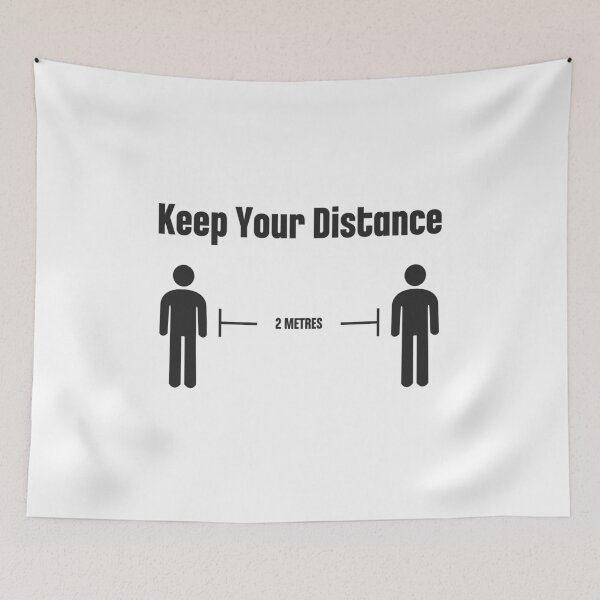 Item preview, Keep your distance [Black] designed and sold by two34.