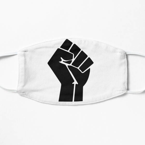 Raised Fist Black Power Symbol Mask