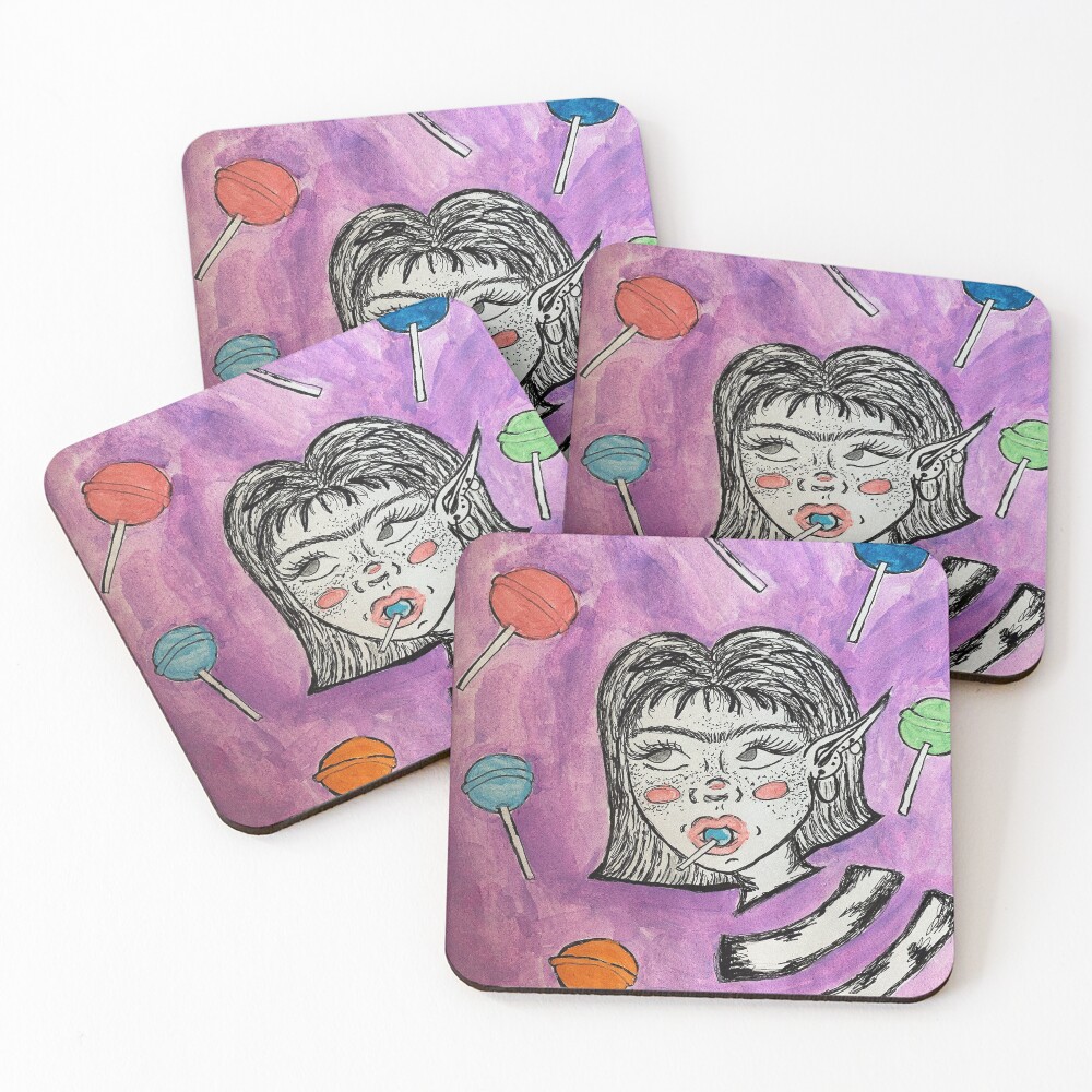 Item preview, Coasters (Set of 4) designed and sold by blackbirdstuff.