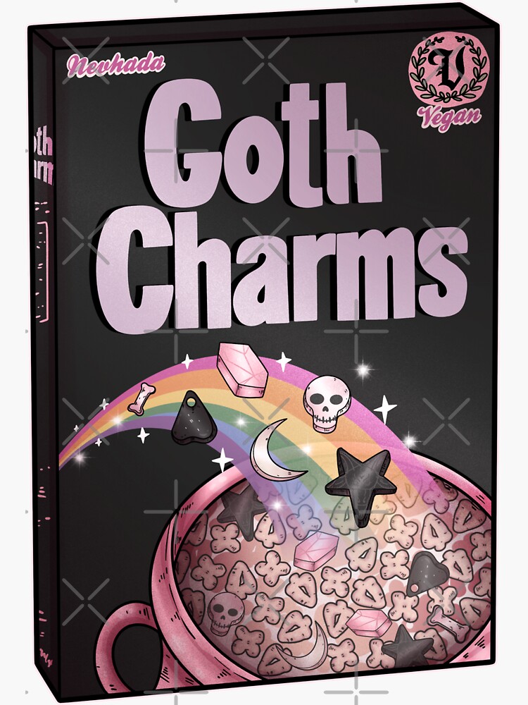 Goth Charms Sticker for Sale by nevhada