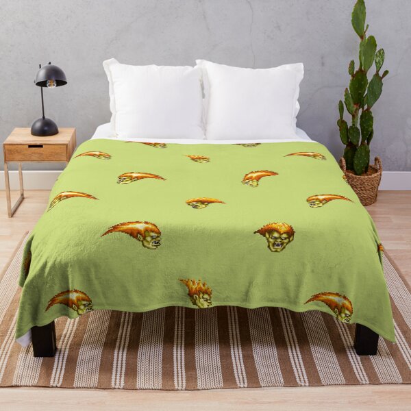 Aperçu de l'œuvre Blanka Head Pixelart Pattern créée et vendue par PexelPirfect.