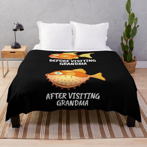 Item preview, Fish Before And After visiting Grandma designed and sold by dailyshirt.