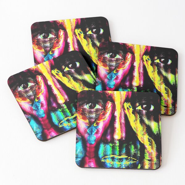 Item preview, Tribal Art Face Abstract mask design designed and sold by luvvvvvit.
