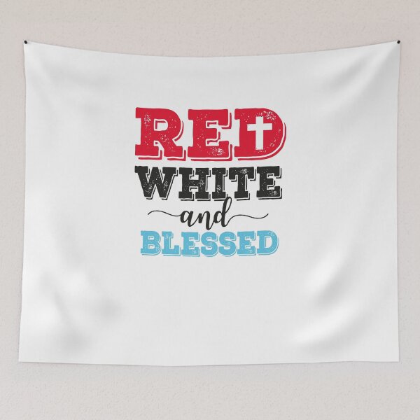Item preview, Red White And Blessed designed and sold by graphicmeyou.