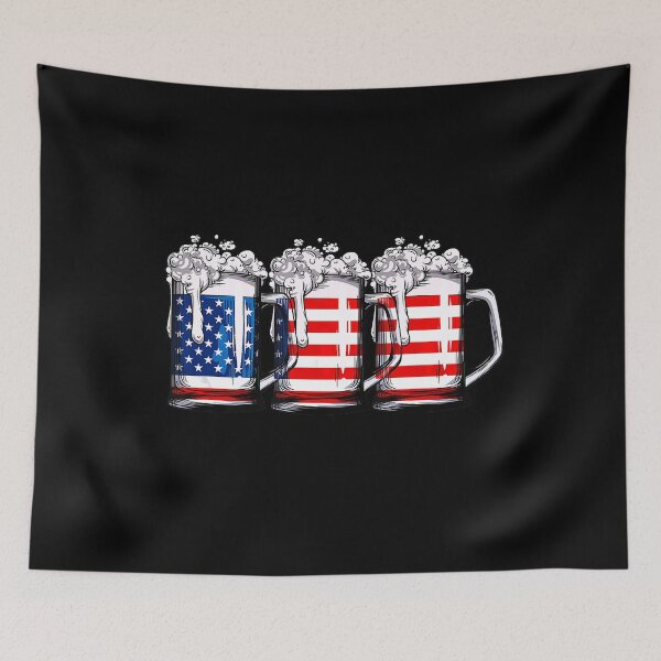 Item preview, 4th of July for Men Beer American Flag Women Drinking designed and sold by Iliaswindels.