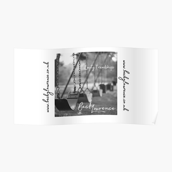 Becky Lawrence - Empty Friendships Logo Poster