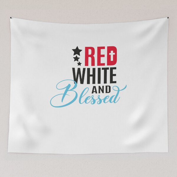 Item preview, Red White And Blessed designed and sold by graphicmeyou.