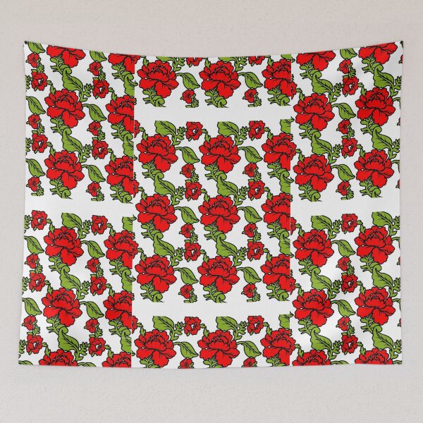Item preview, Red Rose Flower Design designed and sold by Pinnypin.