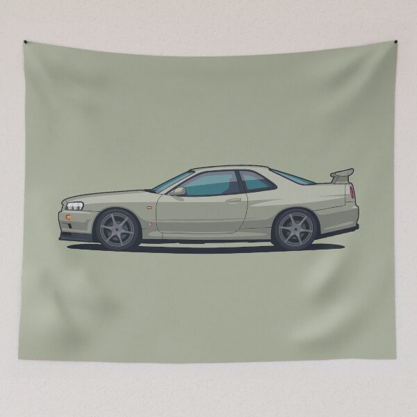 Item preview, R34 GT-R - Jade designed and sold by VoodooCircus.