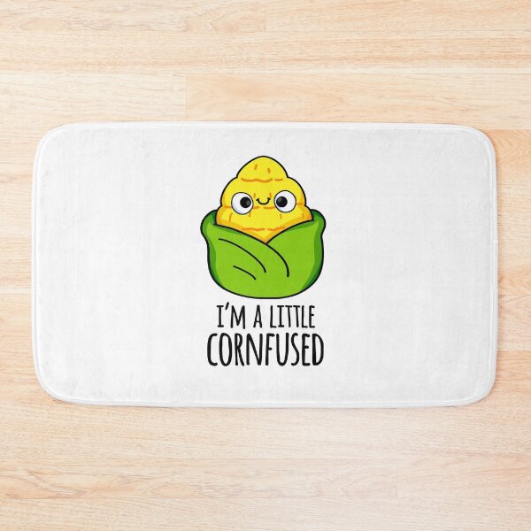 Item preview, I'm A Little Cornfused Funny Corn Puns  designed and sold by punnybone.