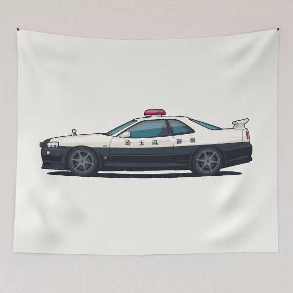 Item preview, R34 GT-R - Police designed and sold by VoodooCircus.