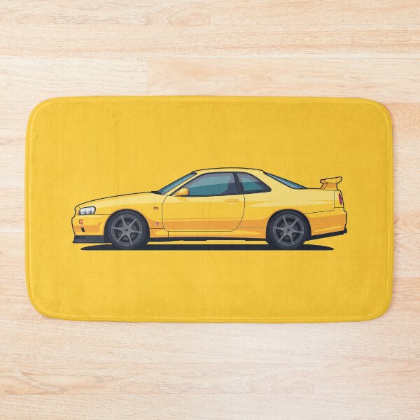 Item preview, R34 GT-R - Yellow designed and sold by VoodooCircus.