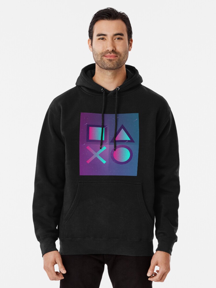 vaporwave playstation hoodie