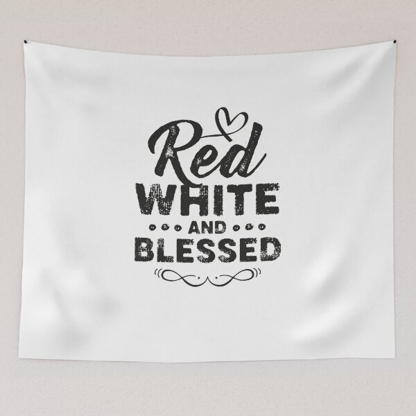 Item preview, Red White And Blessed designed and sold by graphicmeyou.