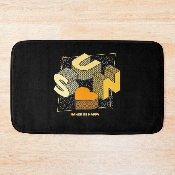 Item preview, SUN Makes Me Happy - Isometric Letters designed and sold by joabaj.