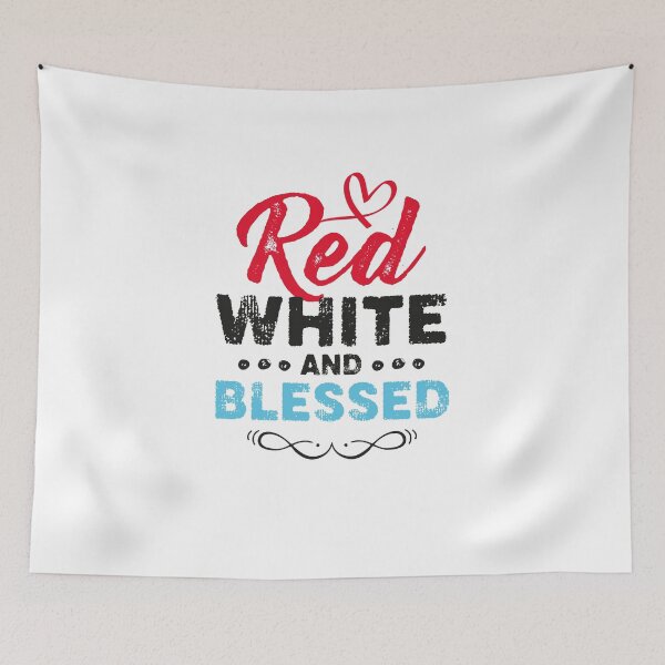 Item preview, Red White And Blessed designed and sold by graphicmeyou.