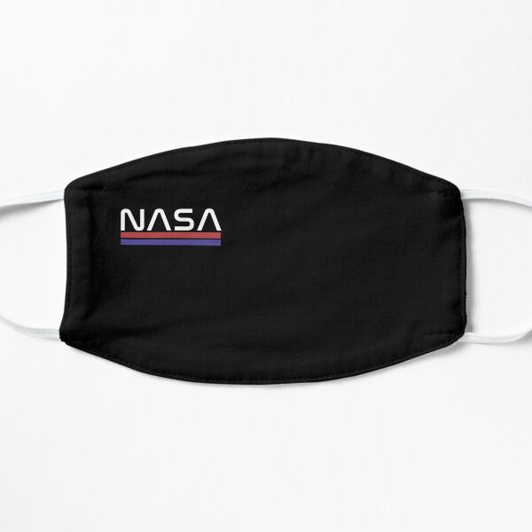 NASA Red and Blue Flat Mask