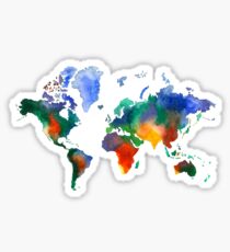 Oh! What A Watercolor World Sticker