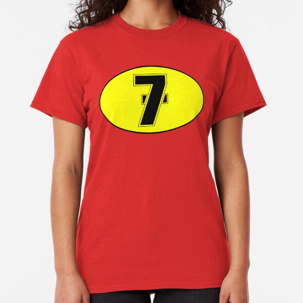 Barry Sheene Racing Number 7 Seven Shirt, Sticker Mask Classic T-Shirt