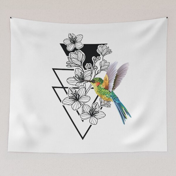 Item preview, Bird and Flowers designed and sold by TinoThreads.